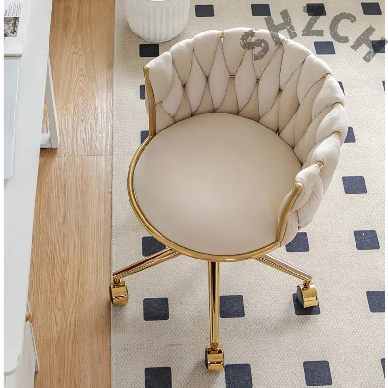 Beauty Makeup Chair - Chaise de maquillage ergonomique en velours