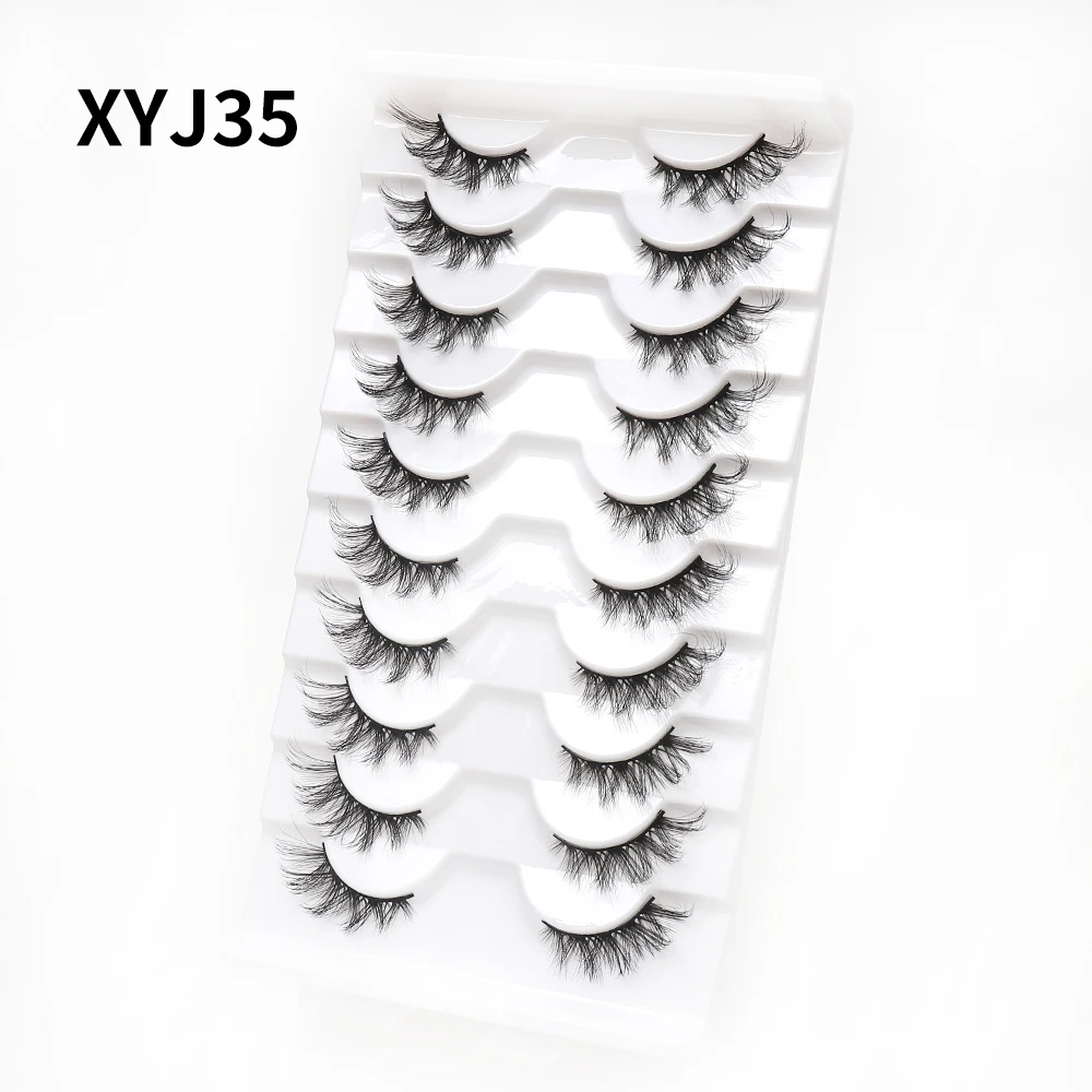 Beauty Full Makeup - Nouveau 10 paires de faux cils