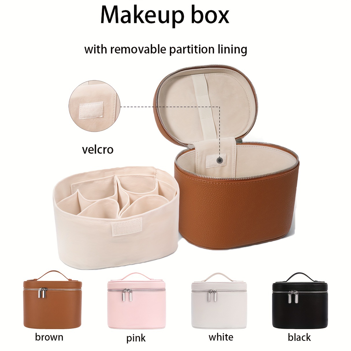 Beauty Makeup Women - Grande trousse de maquillage en cuir