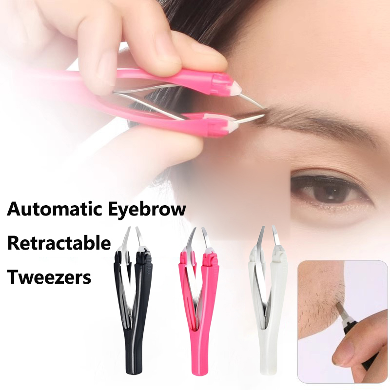 Beauty Hair Makeup - Pince à épiler automatique rétractable pour