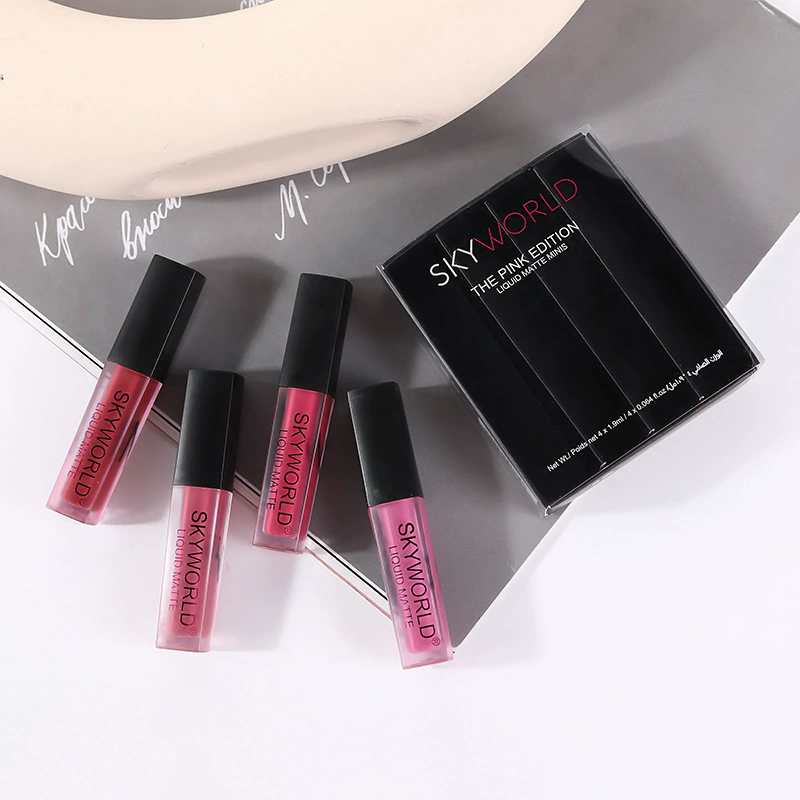 Beauty Huda Makeup - Ensemble de rouge à lèvres mat,