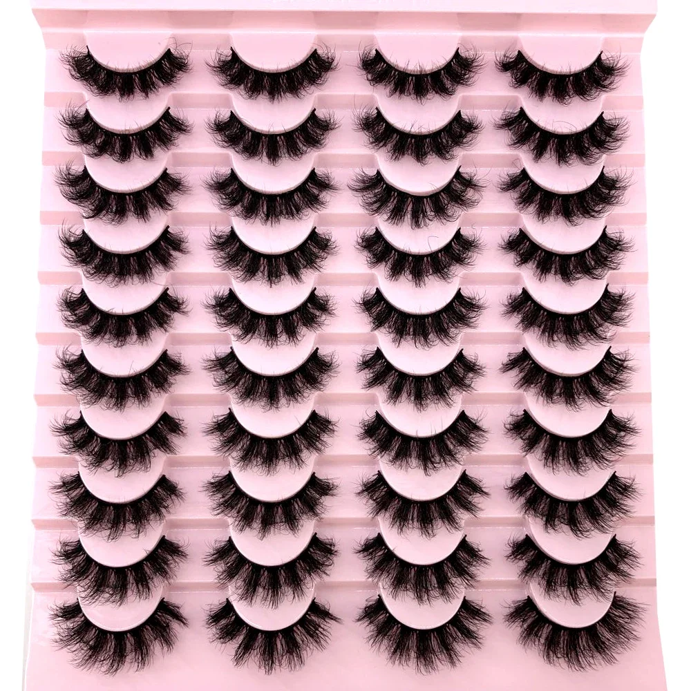 HBZGTLAD 20 paires de faux cil - Beauty Full Makeup avis et prix