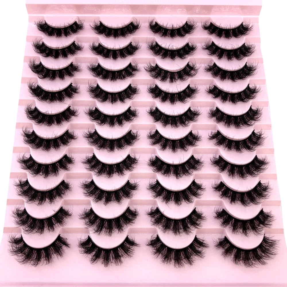 HBZGTLAD 20 paires de faux cil - Beauty Full Makeup avis et prix