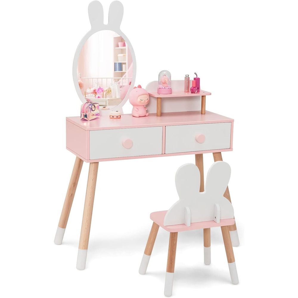EY Kids Vanity, Ensemble table - Beauty Makeup Chair avis et prix