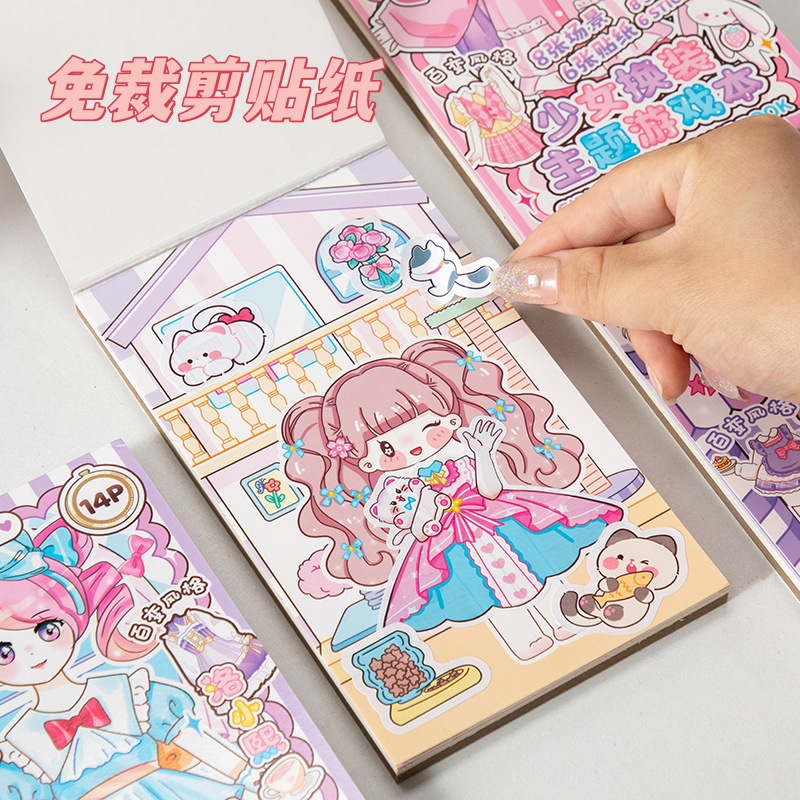 Livre d'autocollants de jeu de - Beauty Makeup Game avis et prix