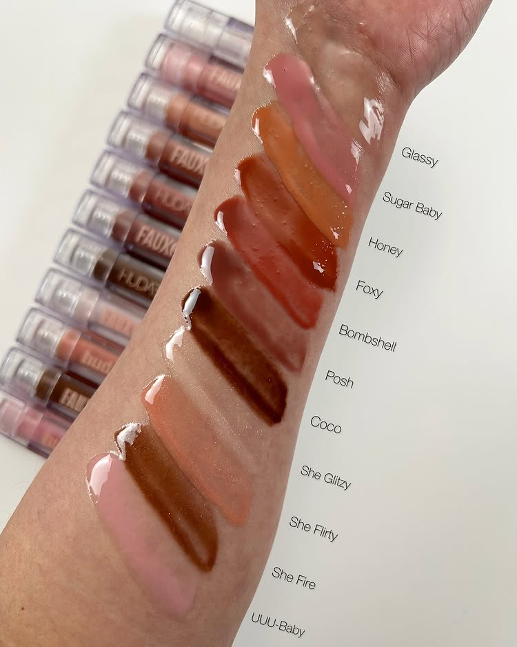 Nouveau Gloss à Lèvres Rare Mu - Beauty Huda Makeup avis et prix