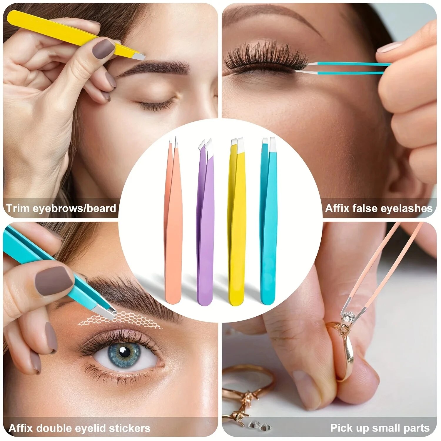 Pince à épiler sourcils coloré - Beauty - Makeup - Eyes avis et prix
